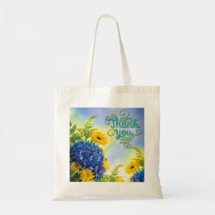 Herzlichen Dank, Frau Floral Tragetasche