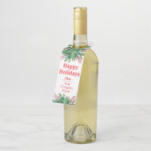 Herzlichen Dank für den guten Urlaub im Unternehme Flaschenanhänger (Angewinkelt)