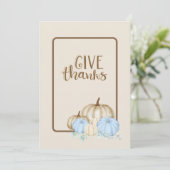 Herzlichen Dank für die Ankündigung (Stehend Vorderseite)