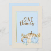 Herzlichen Dank für die Ankündigung (Vorne/Hinten)