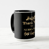 Herzlichen Dank für die beste Krankenschwester je  Tasse (Vorderseite Links)