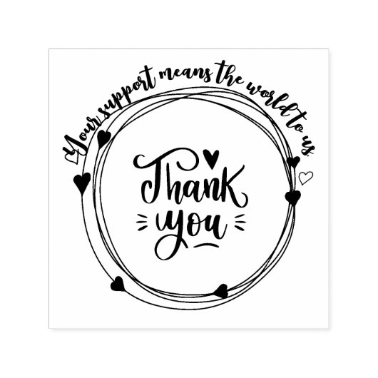 Herzlichen Dank für die Briefmarke Ihres Unternehm Permastempel (Design)