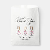 Herzlichen Dank für die Gastgeschenk Hochzeiten Geschenktütchen (Vorderseite)