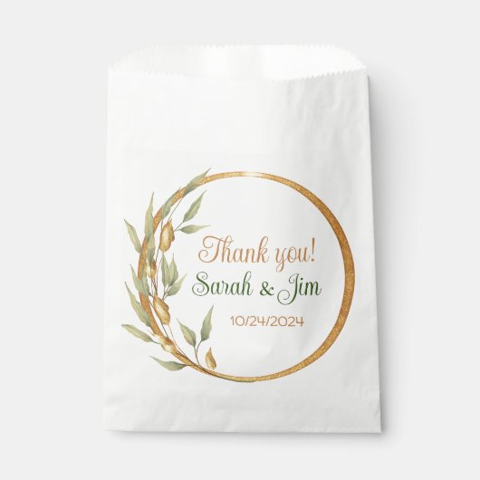 Herzlichen Dank für die Gastgeschenk Hochzeiten Geschenktütchen (Vorderseite)