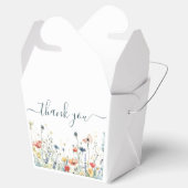 Herzlichen Dank für die lebendige Wildblume Hochze Geschenkschachtel (Geöffnet)