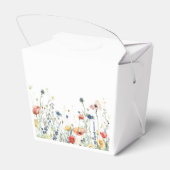 Herzlichen Dank für die lebendige Wildblume Hochze Geschenkschachtel (Rückseite)