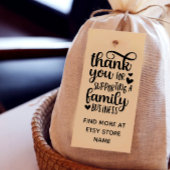 Herzlichen Dank für die Unterstützung des Familien Gummistempel