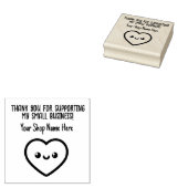 Herzlichen Dank für die Unterstützung meines klein Gummistempel (Stempel)