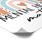 Herzlichen Dank für Ihr Bewusstsein für psychische Poster (Ecke)