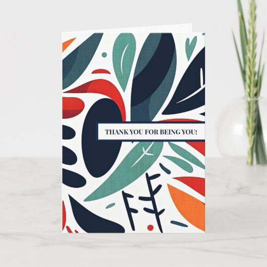 Herzlichen Dank für Ihr Engagement" Card Option 2 Dankeskarte (Vorderseite)