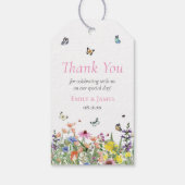 Herzlichen Dank für Ihre Hochzeit Geschenkanhänger (Rückseite)