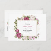 Herzlichen Dank für Ihre Sympathiekarte Dankeskarte (Vorne/Hinten)