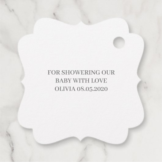 Herzlichen Dank Geschenkanhänger (Rückseite)