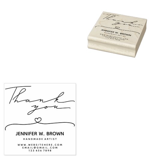 Herzlichen Dank Gummistempel (Stempel)