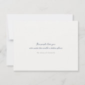 Herzlichen Dank Ihnen Hearts Avocado Magenta Mitteilungskarte (Rückseite)