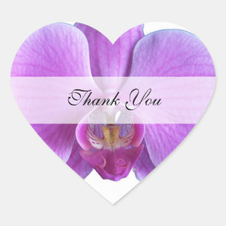 Herzlichen Dank Ihnen Stickers - Lila Orchid