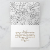 Herzlichen Dank Karte (Innenseite)