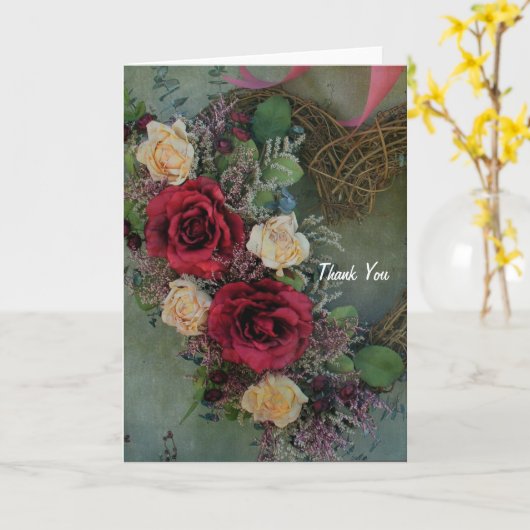 Herzlichen Dank Karte (Gelbe Blume)