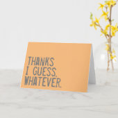 Herzlichen Dank Karte (Gelbe Blume)