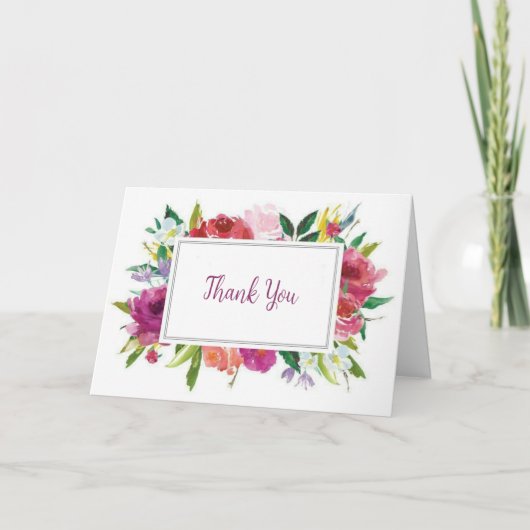 Herzlichen Dank Karte (Vorderseite)