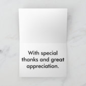 Herzlichen Dank Karte (Großdruck) (Innenseite)