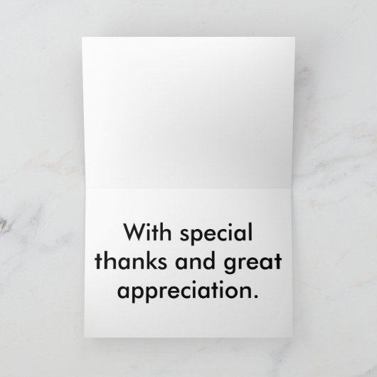 Herzlichen Dank Karte (Großdruck) (Innenseite)