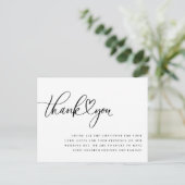 Herzlichen Dank Karte, Hochzeit danke Ihnen Karte (Stehend Vorderseite)