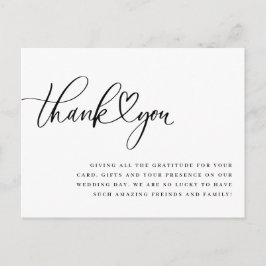 Herzlichen Dank Karte, Hochzeit danke Ihnen Karte