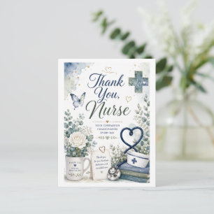 Herzlichen Dank Krankenpfleger Würdigungskarte Postkarte