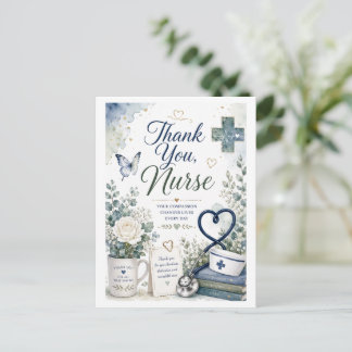 Herzlichen Dank Krankenpfleger Würdigungskarte Postkarte