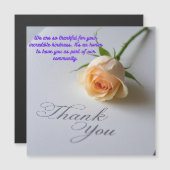 Herzlichen Dank Magnetkarte (Vorne/Hinten)