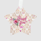 Herzlichen Dank Ornament (Rückseite)