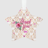 Herzlichen Dank Ornament (Vorderseite)