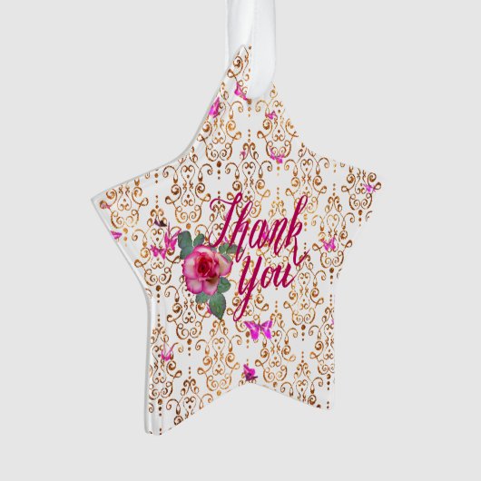 Herzlichen Dank Ornament (Vorderseite)