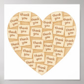 Herzlichen Dank Poster (Vorne)