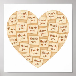 Herzlichen Dank Poster