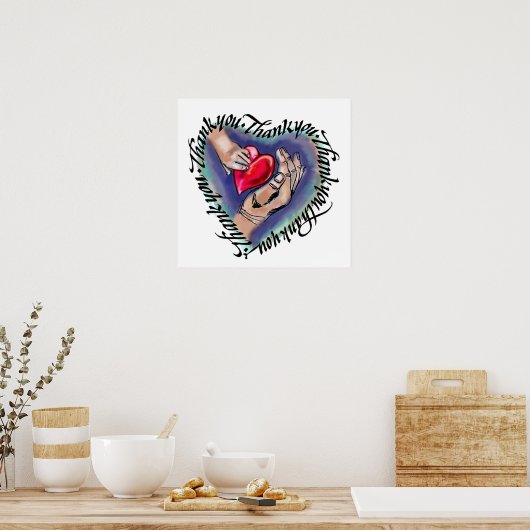 Herzlichen Dank, Poster (Küche)