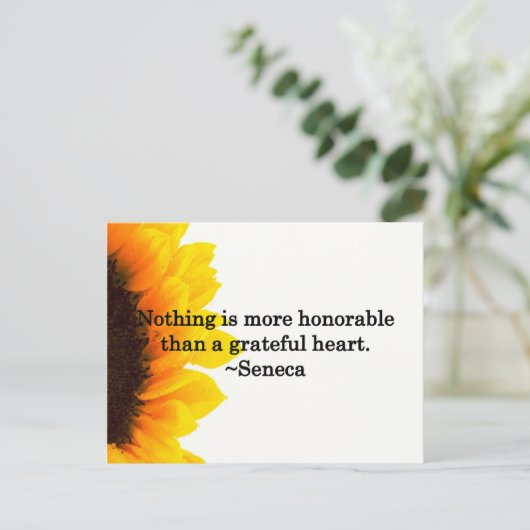 Herzlichen Dank Postkarte (Stehend Vorderseite)