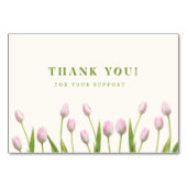 Herzlichen Dank Tischnummer (Vorderseite)