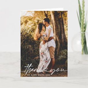 Herzlichen Dank zur Hochzeit Dankeskarte