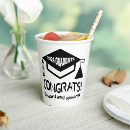 Herzlichen Glückwunsch, 2024 Absolvent! Pappbecher