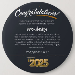 Herzlichen Glückwunsch 2025 Philippinen 1:9-11 Chr Button