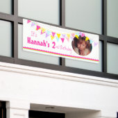Herzlichen Glückwunsch 2. Geburtstagsfeiern mit Fo Banner (Äußeres Gebäude)