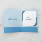 Herzlichen Glückwunsch 30. Geburtstagsname Blumenb Karte (Innenseite)