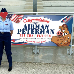 Herzlichen Glückwunsch 321 Abschluss der Warthogs Banner