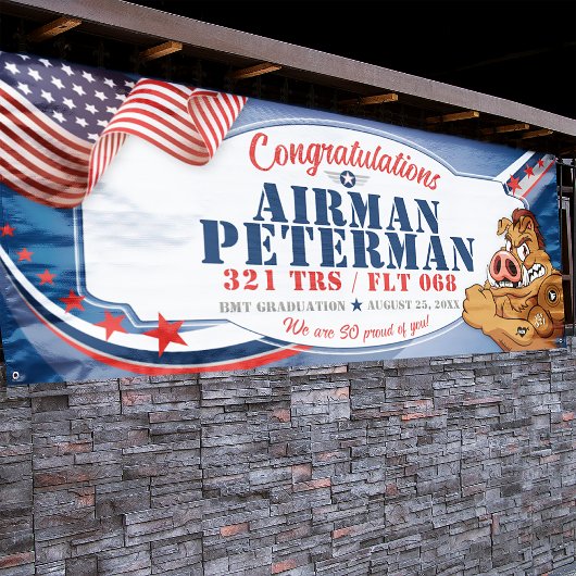 Herzlichen Glückwunsch 321 Abschluss der Warthogs Banner