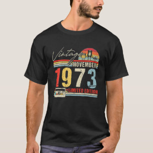 Herzlichen Glückwunsch 48. Geburtstag Vintag Novem T-Shirt