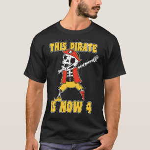 Herzlichen Glückwunsch 4. Geburtstag 4 Jahre alter T-Shirt