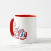 Herzlichen Glückwunsch 4. Juli Familie, Tasse der (Vorderseite Links)