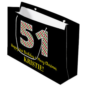 Herzlichen Glückwunsch 51. Geburtstag & Frohe Wei Große Geschenktüte